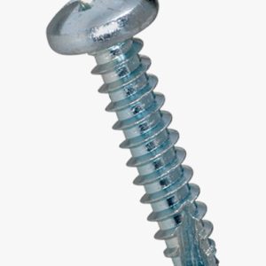 Phillips vijci za rezanje navoja s okruglom glavom oblik H, s navojom za samorezni vijak tipa 1 Čelik - kaljen - pocinčan plavo