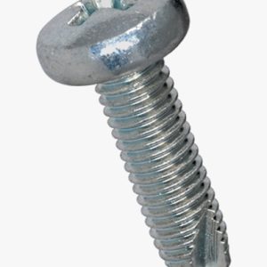 Phillips vijci za rezanje navoja s okruglom glavom oblik H, s metričkim navojem tipa 2 Čelik - kaljen - pocinčan plavo