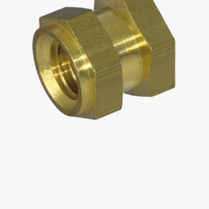 Navojni umetci za umetanje oblika C šesterokutni s rubom, s navojem za provrt, za termoplaste i duroplaste Mjed - obična