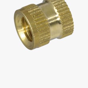 Navojni umetci za umetanje oblika D nazubljeni s rubom, s navojem za provrt, za termoplaste i duroplaste Mjed - obična