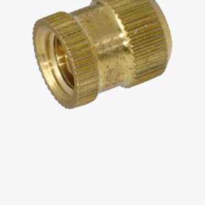 Navojni umetci za umetanje oblika Q nazubljeni bez ramena, s navojem za provrt, za termoplaste i duroplaste Mjed - obična