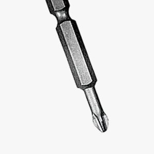 Bitovi odvijača 1/4" za Phillips pogonske vijke, dugi čelik - toplinski obrađeni - obični