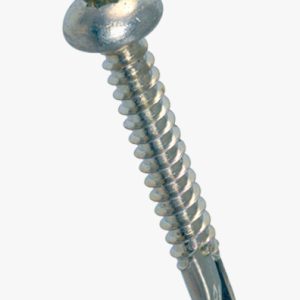 ecosyn® bušilica - Osmokutni (8 režnja) samobušeći vijci s ravnom glavom ~ tip N Čelik - kaljen - pocinčan plavo