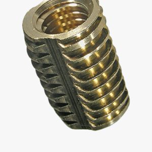 Ensat® 3F 305 - Umetci za oblikovanje navoja s uzdužnim utorima, za termoplaste Mjed - obična