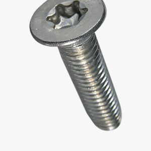 Heksalobularni (6 režnja) utičnica s ravnim navojem s upuštenom glavom ~tip M, metrički navoj Nehrđajući čelik - A2