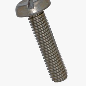 Strojni vijci s poluproreznom glavom Čelik - 4,8 - ravni