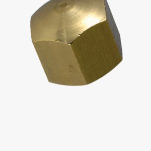 Šesterokutne matice s poklopcem niske vrste mesing - obične