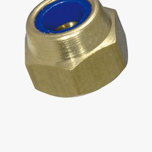 Prevladavajući tip šesterokutnih sigurnosnih matica tankog tipa, s poliamidnim umetkom Mesing - običan