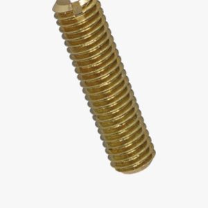 Vijci s prorezom i ravnim vrhom, skošeni mesingani - ravni