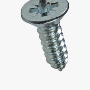 Pozi ravni samorezni vijci s upuštenom glavom oblika Z, s konusnim krajem tipa C Čelik - kaljen - pocinčan plavo