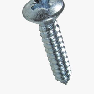 Pozi ovalni samorezni vijci s upuštenom glavom oblika Z, s konusnim krajem tipa C Čelik - kaljen - pocinčan plavo