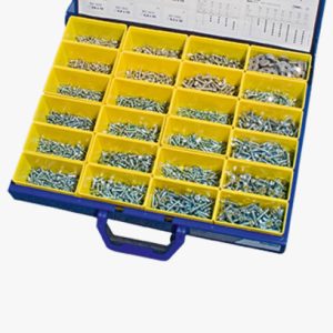 ecosyn® bušilica - Asortiman samobušećih vijaka Čelik - kaljen - pocinčan plavo