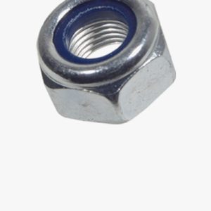 Šesterokutne sigurnosne matice s prevladavajućim momentom tankog tipa, metrički fini navoj, s poliamidnim umetkom Čelik - 8 - plavo pocinčano