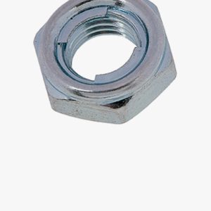 Šesterokutne sigurnosne matice s prevladavajućim momentom, potpuno metalne, tanke Čelik - 04 - plavo pocinčano