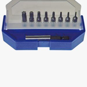 Bitovi odvijača 1/4" za šesterokutne (6 režnja) utičnice (Torx®), kratki čelik - toplinski obrađeni - obični