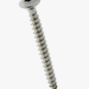 Heksalobularni (6 režnja) vijci za ivericu s upuštenom ovalnom glavom s duplim vratom, s punim navojem Nehrđajući čelik - A2