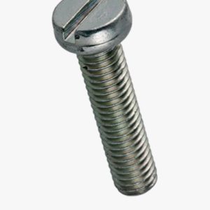 Strojni vijci s prorezanom glavom Čelik - 4.8 - pocinčan s debelim slojem pasivacije