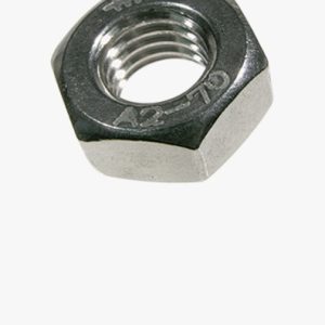 Šesterokutne matice 0,8d Nehrđajući čelik - A2 - sa suhim premazom protiv trenja siva