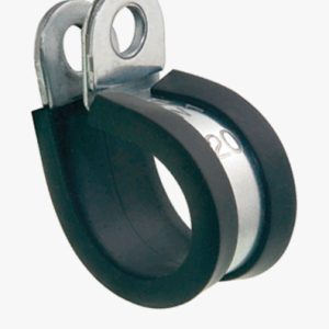 MIKALOR P-Clip - Spojne stezaljke obložene gumom za niskotlačni čelik - W1 - pocinčano