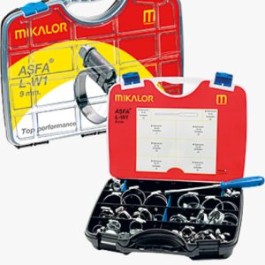 MIKALOR ASFA-L - Asortiman obujmica za srednje tlakove, s odvijačem Čelik - W1 - pocinčano