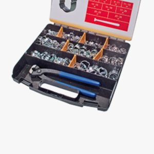 MIKALOR A20R - Asortiman dvoušnih štipaljki za niski pritisak, sa kliještima za ušne štipaljke Nehrđajući čelik - A2 - W4