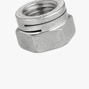 J.Lanfranco ESL ZH/ST - Samozaključavajuće šesterokutne matice s prorezima, sve metalne Nehrđajući čelik - A4 - 80 - dodano mazivo