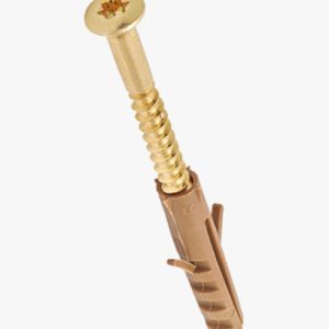 Pozi vijci za postolje s najlonskim čepom s heksalobularnim (6 režnja) utičnicom Čelik - kaljen / najlon - mesingan