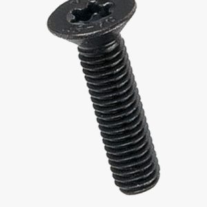 Heksalobularni (6 režnjeva) upušteni vijci s ravnom glavom i punim navojem Nehrđajući čelik - A2 - pocrnjeni