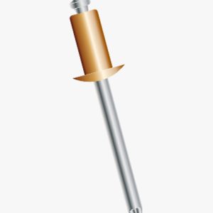 FASTEKS® FBR FSD…CUST - Slijepe zakovice Standardna kupolasta glava Bakar - polirani