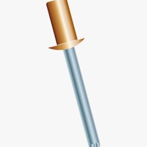 FASTEKS® FBR FCD…CUA2 - Slijepe zakovice Zatvorena kupolasta glava Bakar - polirani