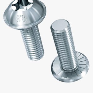 ecosyn® grip SF - Heksalobularni (6 režnja) vijci s cilindričnom glavom s nazubljenom prirubnicom, punim navojem Čelik - 8.8 - pocinčan s debelim slojem pasivacije