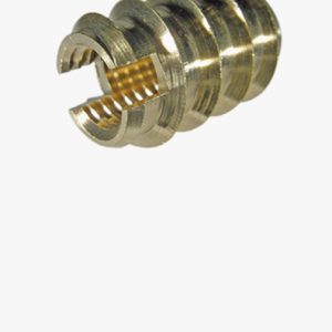 Ensat® SH 309 - Samorezajući navojni umetci s prorezom za rezanje, za drvo, meku plastiku i kompozitne materijale Mjed - obična