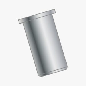 FASTEKS® FILKO C/4404F - Slijepe zakivne matice s ravnom glavom, okrugla drška, otvoreni kraj Nehrđajući čelik - A4