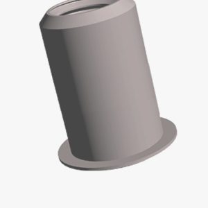 FASTEKS® FILKO C/ROF - Slijepe zakivne matice s ravnom glavom, okrugla drška, otvoreni kraj Nehrđajući čelik - A2