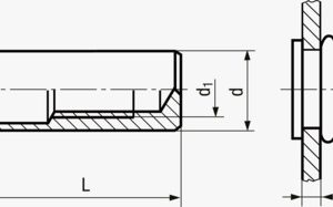 FASTEKS® FILKO UC/FEFG - Matice za slijepe zakovice, ravna glava, okrugla drška, zatvoreni kraj Čelik - pocinčan s debelim slojem pasivacije