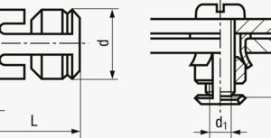 FASTEKS® STECKO CV - Slijepe matice Čelik - pocinčan, debeloslojno pasiviziran