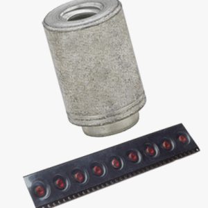 PEM® ReelFast® SMTSOB - odstojnici za površinsku montažu s navojem s ljepljivom zakrpom, na traci za PC ploče Mesing - pokositreno