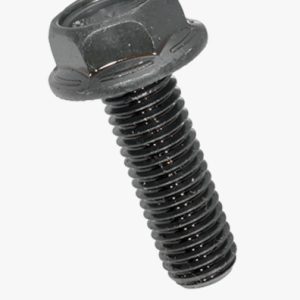 VERBUS RIPP® - Vijci s nazubljenom šesterokutnom glavom s prirubnicom Čelik - 100 - crna