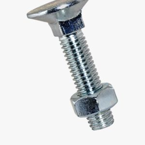 Vijci s kvadratnim vratom s ravnom glavom i šesterokutnom maticom Čelik - 4,6 / 4,8 (prema izboru proizvođača) - plavo pocinčano