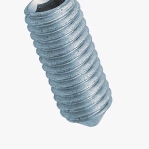 Šesterokutni vijci s utičnicom i konusnim vrhom Čelik - plavi pocinčani