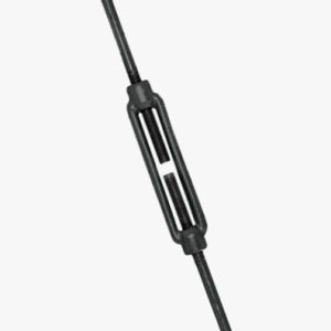 Zatezači s dva zavarena čelika - crni