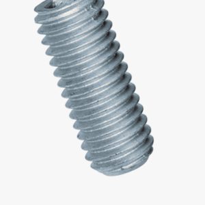 Vijci s utičnicom i imbus šiljkom Čelik - plavi pocinčani