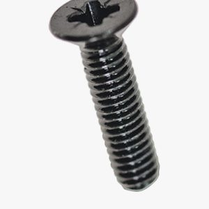 Pozi plosnati strojni vijci s upuštenom glavom od Z čelika - 4,8 - crno pocinčano