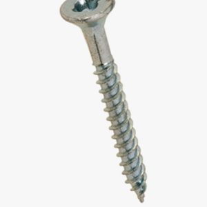 Jednosmjerni pozi vijci za drvo s ravnom upuštenom glavom oblika Z Čelik - kaljen - pocinčan plavo