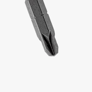 Bitovi odvijača 1/4" za pozidriv vijke, kratki čelik - toplinski obrađeni - obični