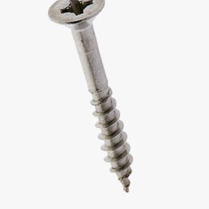 Pozidriv križni upušteni vijci za ivericu s djelomičnim navojem s ravnom glavom tip Z Nehrđajući čelik - A2