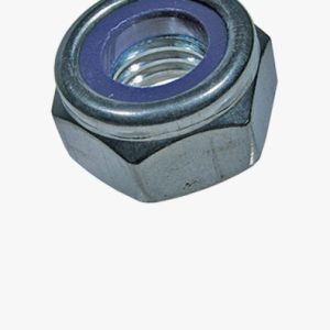 Prevladavajući tip šesterokutnih sigurnosnih matica tankog tipa, s poliamidnim umetkom Nehrđajući čelik - A2 pocinčan plavi