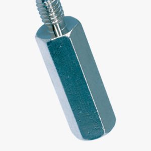 Šesterokutni držači s unutarnjim i vanjskim navojem Čelik za slobodno rezanje - plavo pocinčano