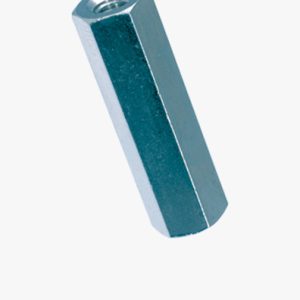 Šesterokutni držači s unutarnjim navojem s obje strane Čelik - plavo pocinčani