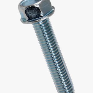 Vijci za oblikovanje navoja sa šesterokutnom glavom ~tip D, metrički navoj, s prirubnicom Čelik - kaljen - plavo pocinčan, dodano mazivo